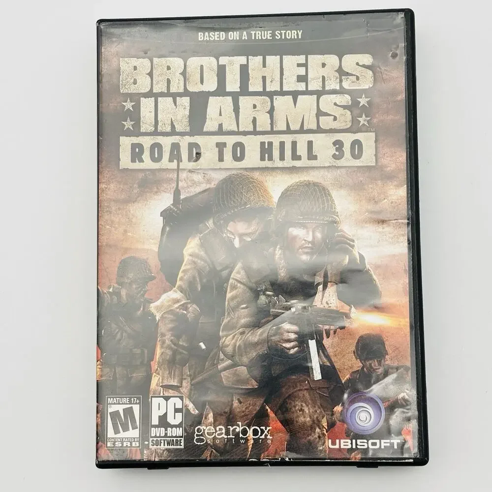 Brothers In Arms Road To Hill 30 Video Game Pc Cd-ROM M-Mature Ubisoft